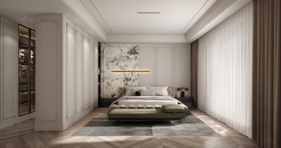 法式卧室3D模型下载